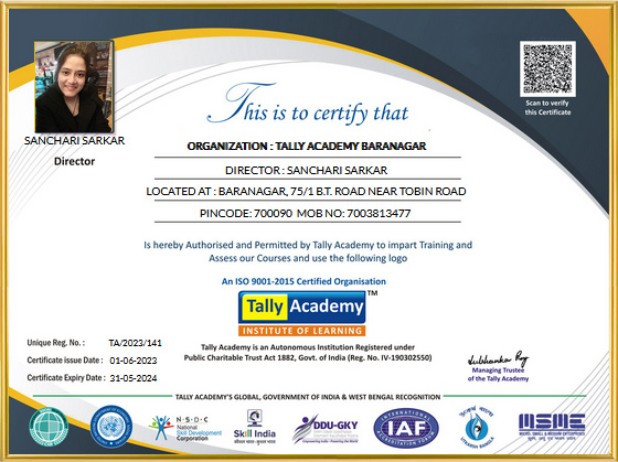 Top Tally with Gst institute in Kolkata